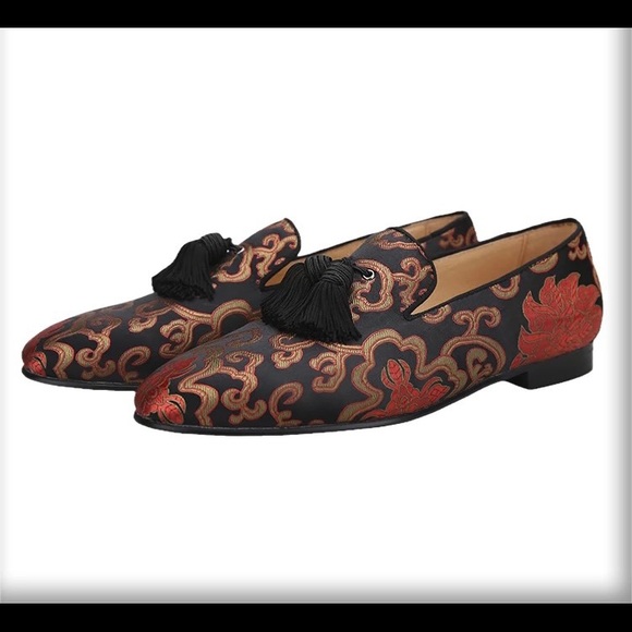 Men’s Black Tassel Loafers
